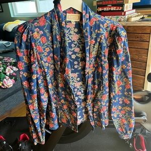 Floral Blouse & Skirt Set